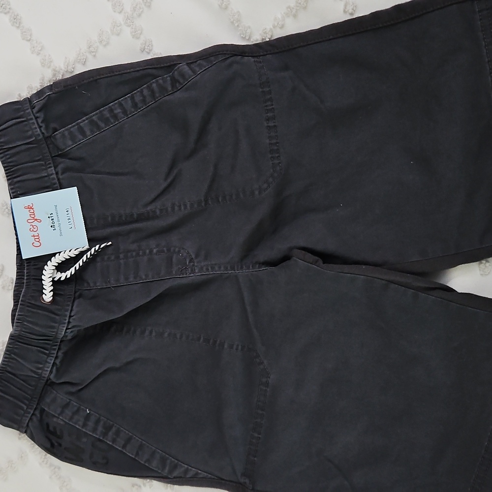 Cat & Jack Charcoal Shorts with Drawstring